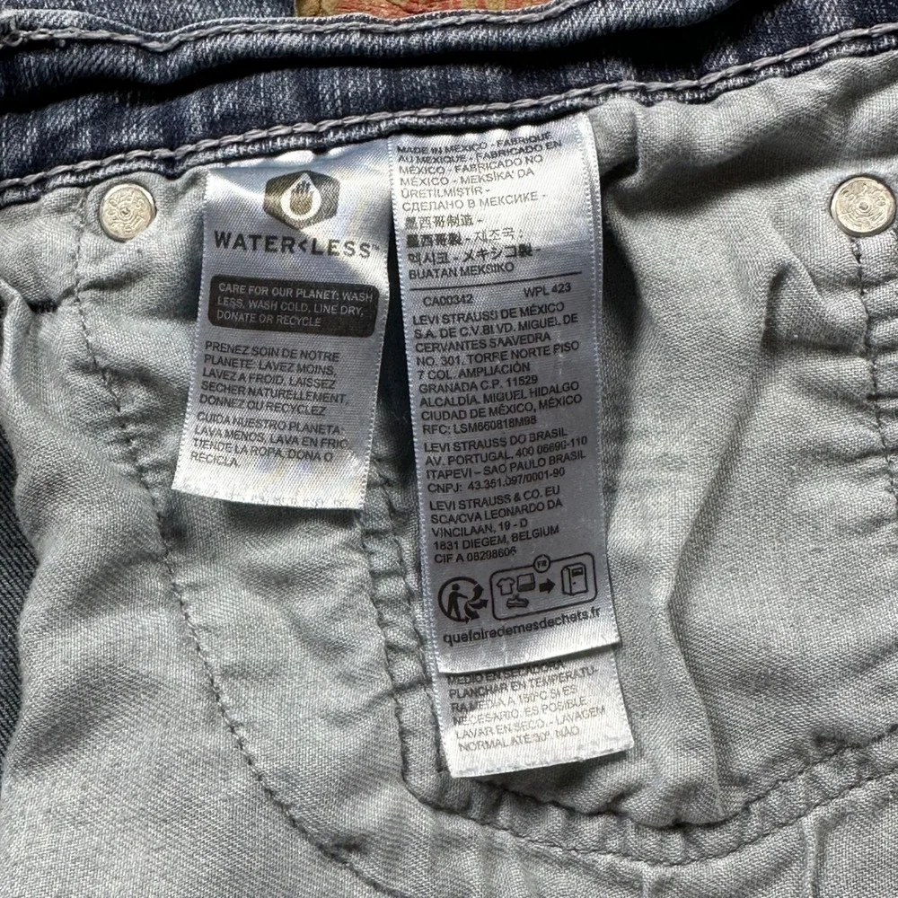 Levi's‎ 559 Relaxed Straight Jeans Tag W36 L32 Distressed Denim (fit 34W x 30L)